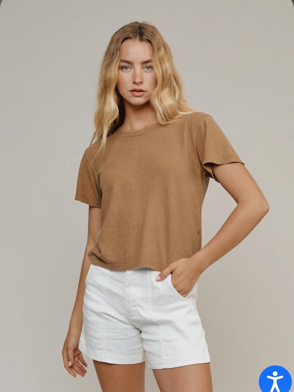 Jungmaven cropped Lorelei tee